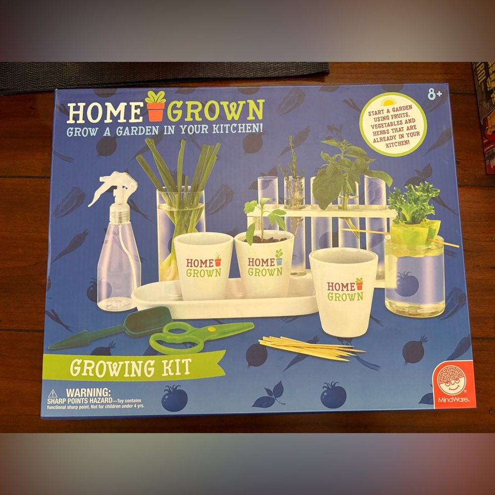 Home Grown Grow a Garden in Your Kitchen kit